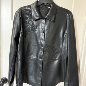 Elegant Black Leather Jacket